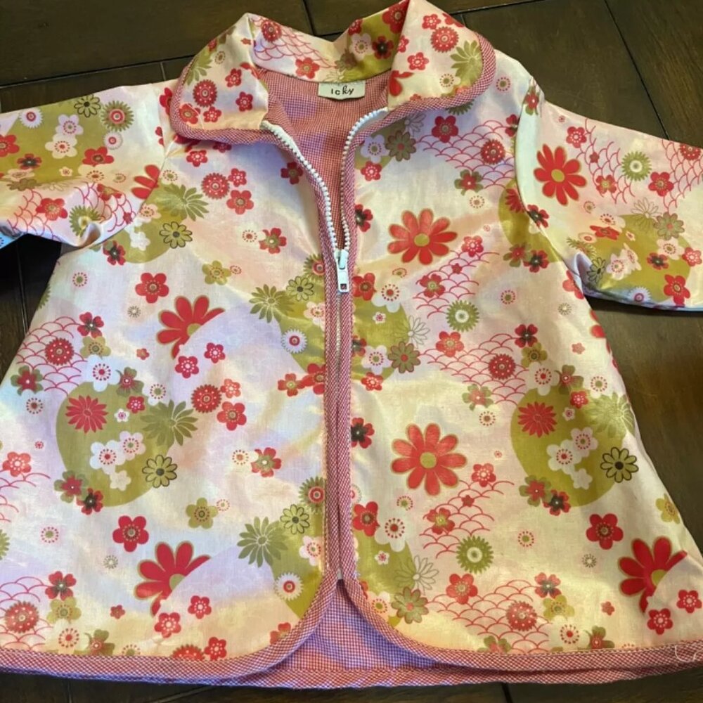 GIRLS Toddler 18-24~ Icky Kids Lightweight Rain Coatβ Jacket Windbreaker Cute !